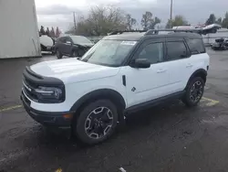 Salvage cars for sale at Woodburn, OR auction: 2024 Ford Bronco Sport Outer Banks