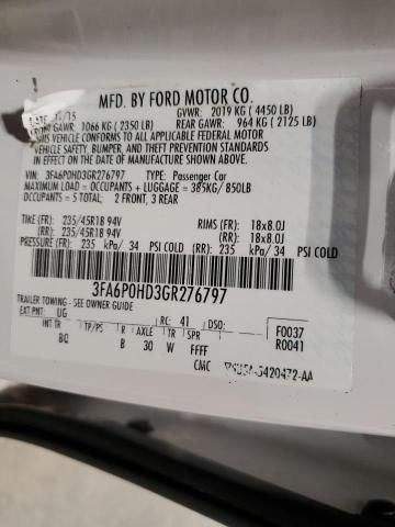 2016 Ford Fusion SE