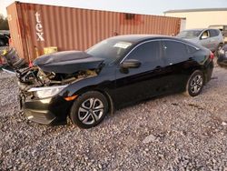 Honda salvage cars for sale: 2018 Honda Civic LX