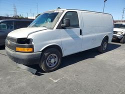 Salvage trucks for sale at Wilmington, CA auction: 2020 Chevrolet Express G2500