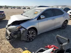 Salvage cars for sale at San Antonio, TX auction: 2017 Toyota Corolla L