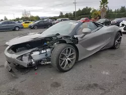 Salvage cars for sale at San Martin, CA auction: 2020 Mclaren Automotive 720S