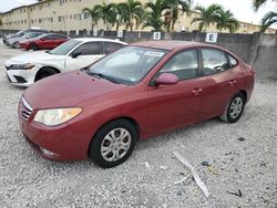 Salvage cars for sale from Copart Opa Locka, FL: 2010 Hyundai Elantra Blue