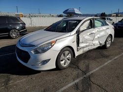 Salvage cars for sale at Van Nuys, CA auction: 2015 Hyundai Sonata Hybrid