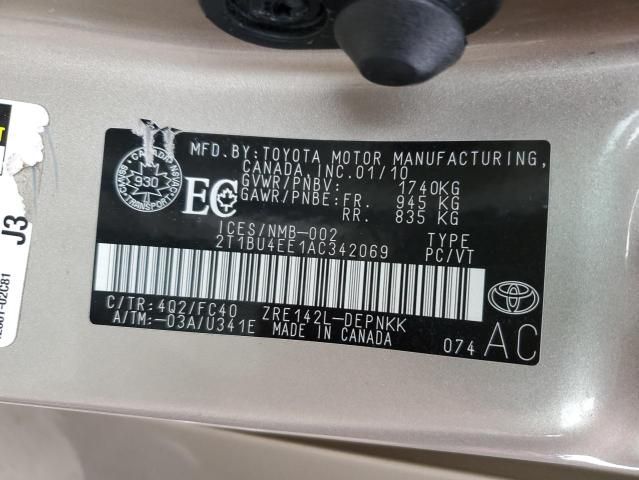 2010 Toyota Corolla Base