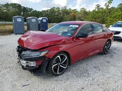 Salvage cars for sale at Houston, TX auction: 2022 Honda Accord Sport