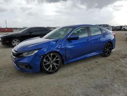 Salvage cars for sale at Arcadia, FL auction: 2020 Honda Civic Sport