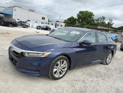 Salvage cars for sale at Opa Locka, FL auction: 2018 Honda Accord LX