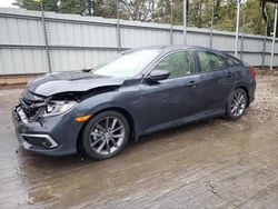 Salvage cars for sale at Austell, GA auction: 2019 Honda Civic EX