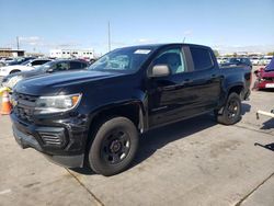 Chevrolet salvage cars for sale: 2021 Chevrolet Colorado