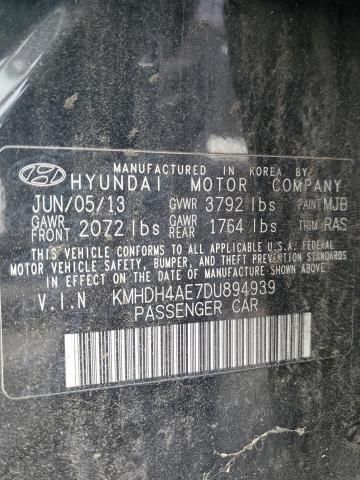 2013 Hyundai Elantra GLS