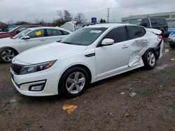 Salvage cars for sale from Copart Chicago Heights, IL: 2015 KIA Optima LX