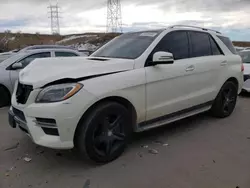 Mercedes-Benz m-Class salvage cars for sale: 2013 Mercedes-Benz ML 550 4matic