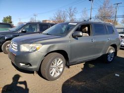 Toyota salvage cars for sale: 2009 Toyota Highlander Hybrid