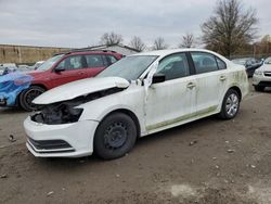 Volkswagen salvage cars for sale: 2016 Volkswagen Jetta S