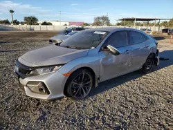 Salvage cars for sale at San Diego, CA auction: 2021 Honda Civic Sport