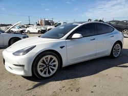 Salvage cars for sale at Los Angeles, CA auction: 2022 Tesla Model 3