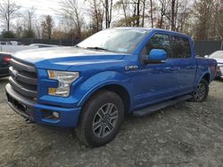 Ford salvage cars for sale: 2015 Ford F150 Supercrew