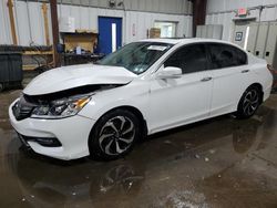 Salvage cars for sale at West Mifflin, PA auction: 2016 Honda Accord EXL