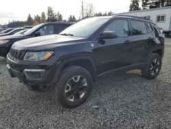 Jeep salvage cars for sale: 2017 Jeep Compass Trailhawk