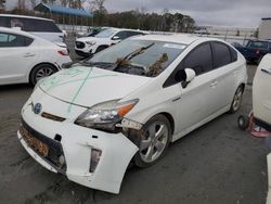 Salvage cars for sale at Spartanburg, SC auction: 2015 Toyota Prius