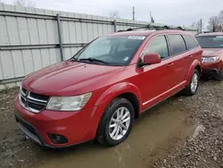 Salvage cars for sale at Lansing, MI auction: 2013 Dodge Journey SXT