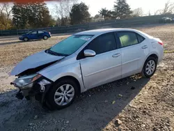 Salvage cars for sale at Madisonville, TN auction: 2015 Toyota Corolla L