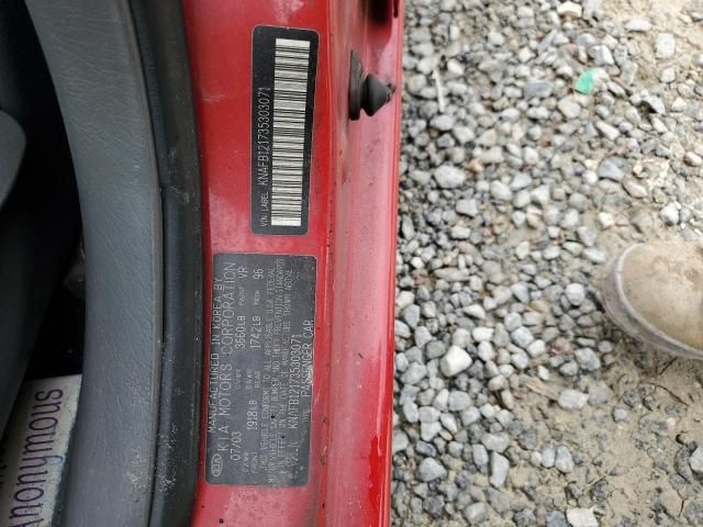 2003 KIA Spectra Base