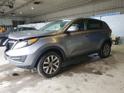 Salvage cars for sale at Candia, NH auction: 2016 KIA Sportage LX