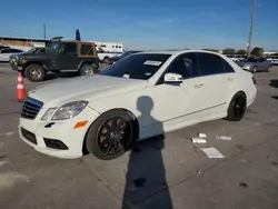 Salvage cars for sale from Copart Grand Prairie, TX: 2011 Mercedes-Benz E 550