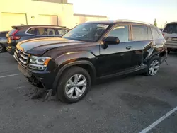 Volkswagen salvage cars for sale: 2018 Volkswagen Atlas SE