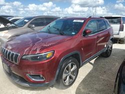 Salvage Cars with No Bids Yet For Sale at auction: 2019 Jeep Cherokee Limited