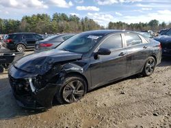 Salvage cars for sale at Mendon, MA auction: 2023 Hyundai Elantra SEL