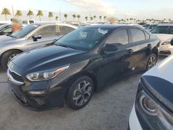 Salvage cars for sale at auction: 2020 KIA Forte FE