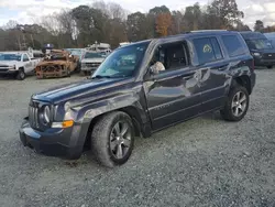 Salvage cars for sale at Mebane, NC auction: 2016 Jeep Patriot Latitude