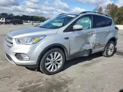 Vehiculos salvage en venta de Copart Dunn, NC: 2019 Ford Escape SEL