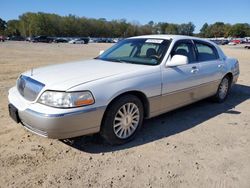 Lincoln Town car salvage cars for sale: 2003 Lincoln Town Car Signature