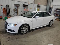 Salvage cars for sale at Mcfarland, WI auction: 2012 Audi A4 Premium Plus