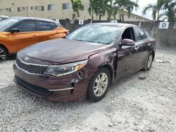 KIA salvage cars for sale: 2016 KIA Optima LX