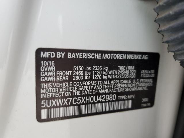 2017 BMW X3 XDRIVE35I