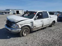 Salvage cars for sale at Lumberton, NC auction: 2002 Ford F150 Supercrew