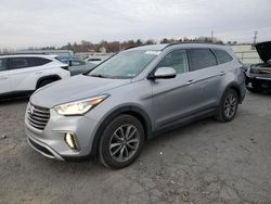 Salvage cars for sale from Copart Pennsburg, PA: 2018 Hyundai Santa FE SE