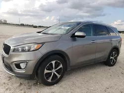 Salvage cars for sale at New Braunfels, TX auction: 2017 KIA Sorento EX