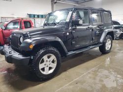 Salvage cars for sale at Elgin, IL auction: 2015 Jeep Wrangler Unlimited Sport