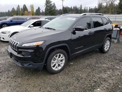 Salvage cars for sale at Graham, WA auction: 2018 Jeep Cherokee Latitude