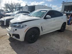 Salvage cars for sale at Riverview, FL auction: 2017 BMW X6 XDRIVE35I