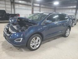 Salvage cars for sale at Des Moines, IA auction: 2017 Ford Edge Titanium