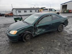 Salvage cars for sale from Copart Airway Heights, WA: 2002 Honda Civic LX