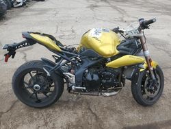 Triumph 2013 Triumph Motorcycle s salvage cars for sale: 2013 Triumph 2013 Triumph Motorcycle Speed Triple ABS