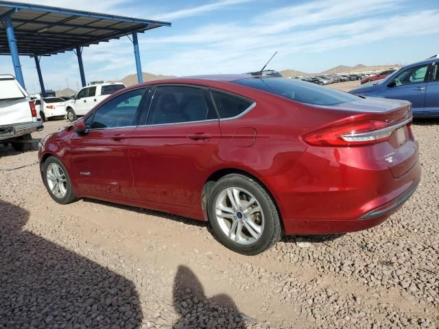 2018 Ford Fusion SE Hybrid